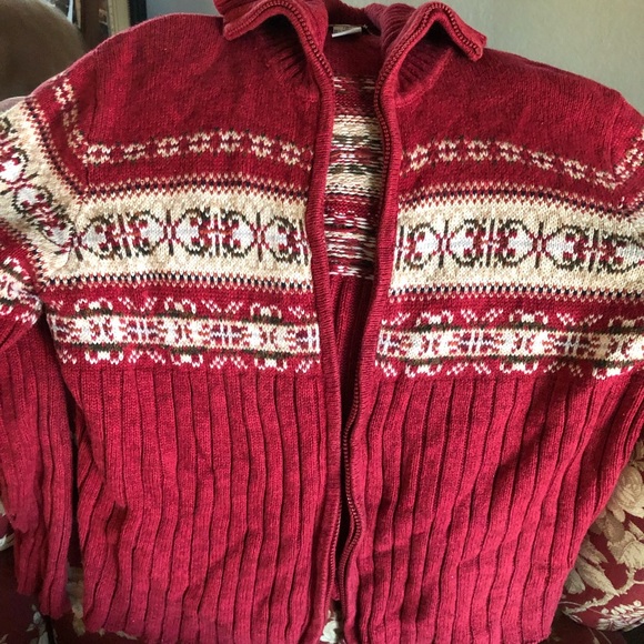 Vintage zip up cardigan - Picture 1 of 6